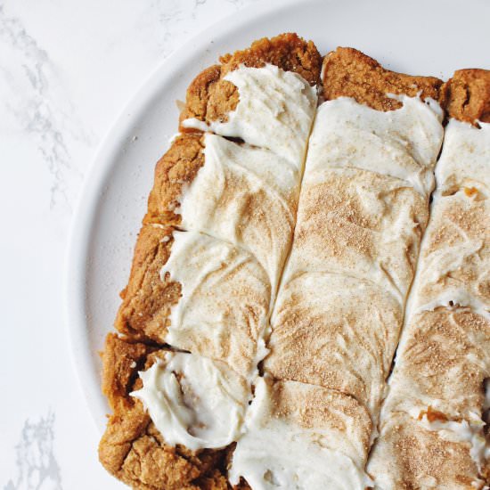 Vegan Pumpkin Dream Bars