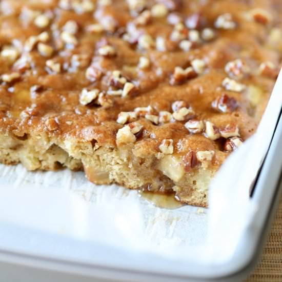 Glazed Maple Apple Cake