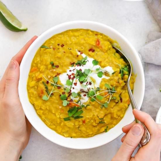 Vegan Red Lentil Dal