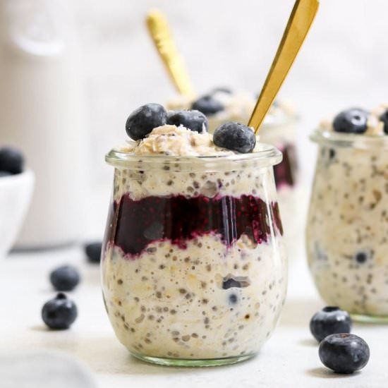 Blueberry Overnight Oats