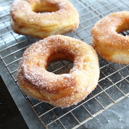 Pumpkin Spice Air Fryer Donuts