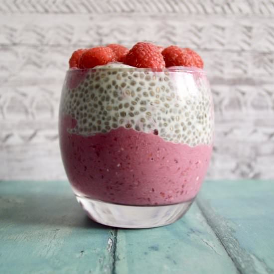 Raspberry Chia Pudding