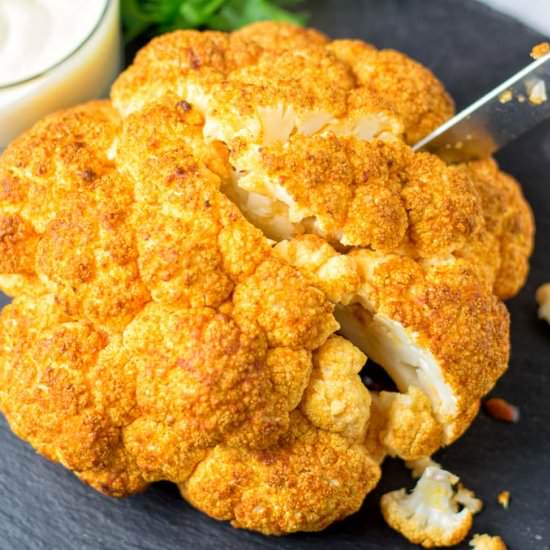 Whole Roasted Cauliflower