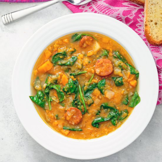 Sweet Potato and Sausage Soup
