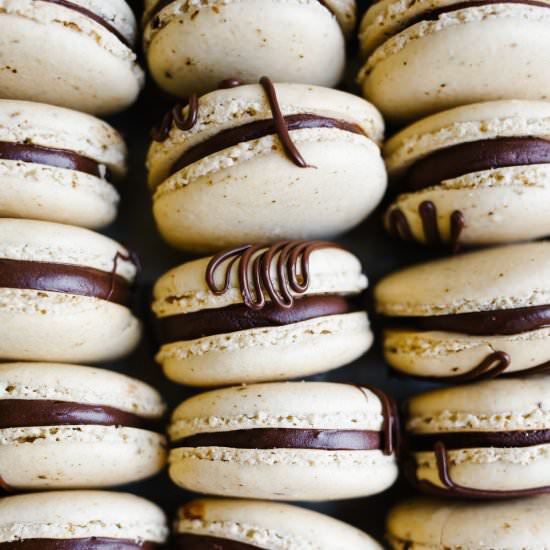 Mocha Macarons