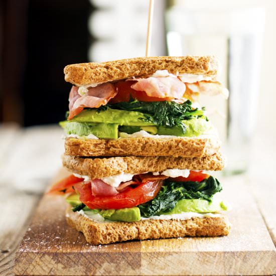 Bacon Spinach Sandwich