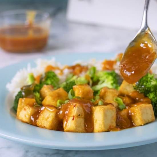 Easy General Tso’s Tofu