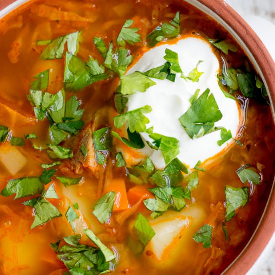 Russian Shchi Soup