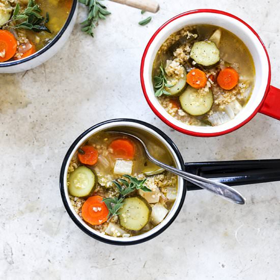 Freekeh Vegetable Soup