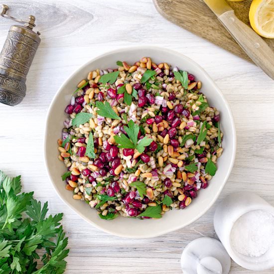 Farro & Green Lentil Salad