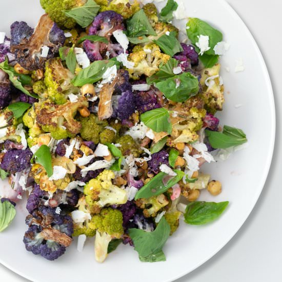 Roasted Rainbow Cauliflower