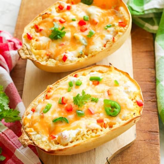 Jalapeno Popper Spaghetti Squash