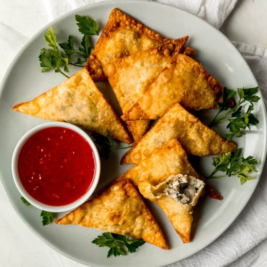 Stuffed Mushroom Rangoons