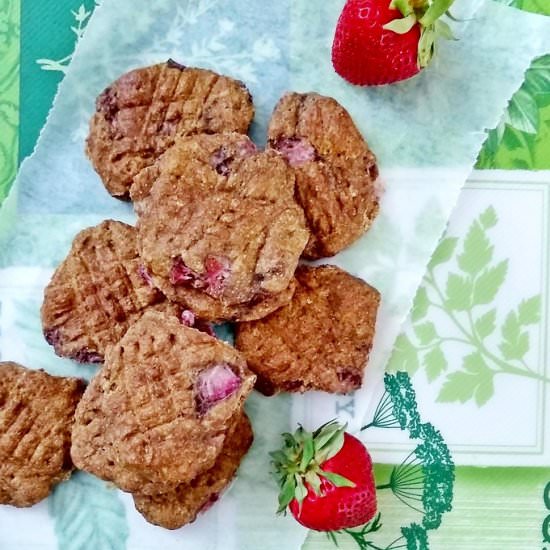 Low-Sugar Strawberries Cookies