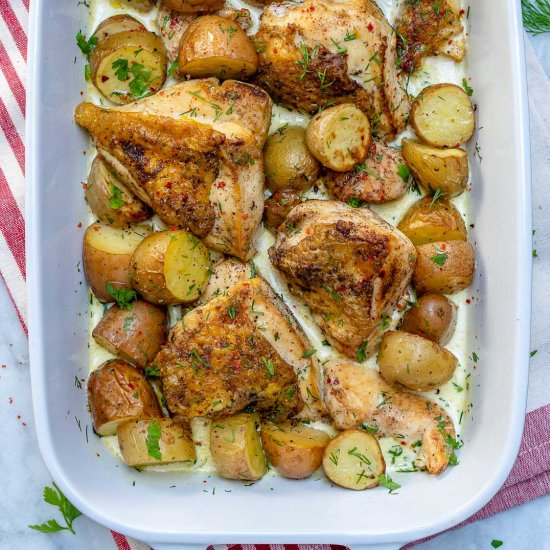 Creamy Chicken Potato Bake