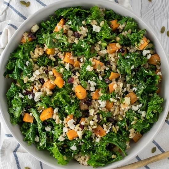 Kale Sweet Potato Salad