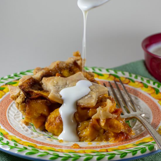 Easy Colorado Peach Pie GF, V