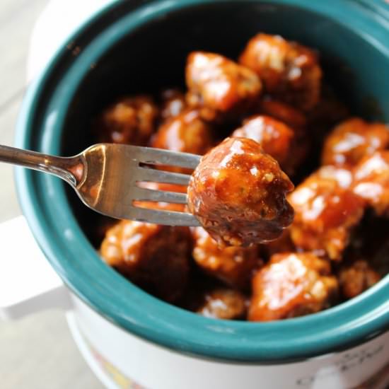Honey Sriracha Garlic Meatballs