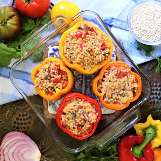 Couscous Stuffed Bell Peppers