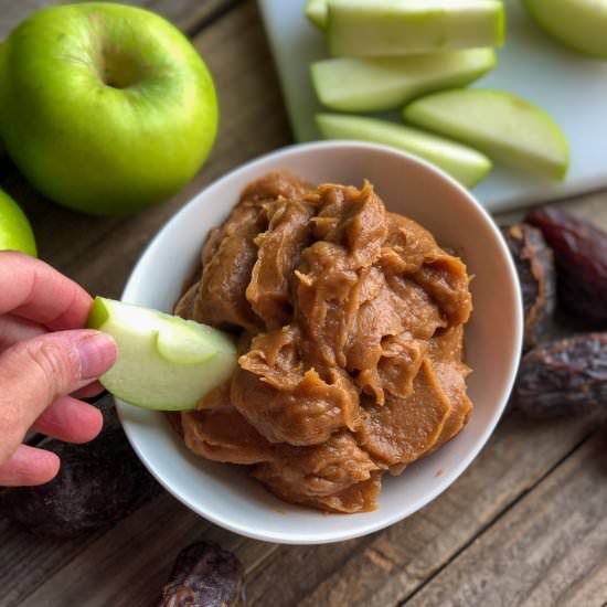Healthier Date Caramel Apple Dip