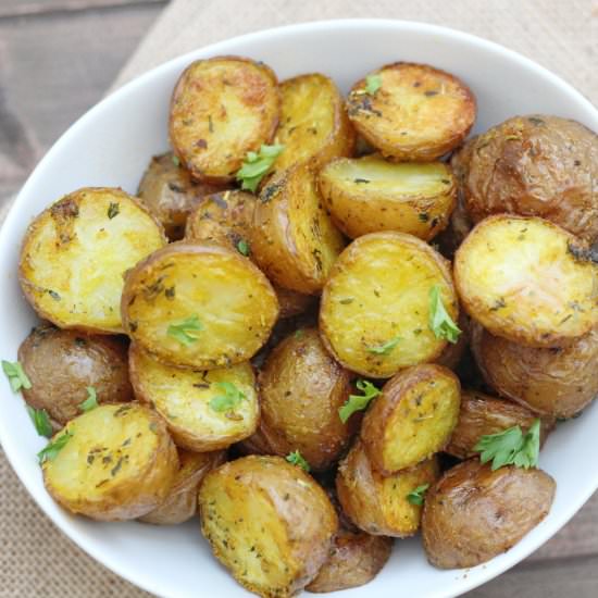 Roasted Garlic Butter Potatoes