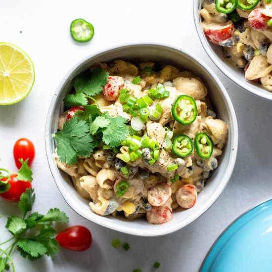 Vegan Mexican Mac and Cheese