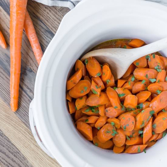 Crockpot Glazed Carrots