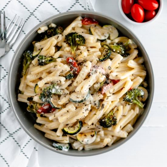 Creamy Roasted Vegetable Pasta