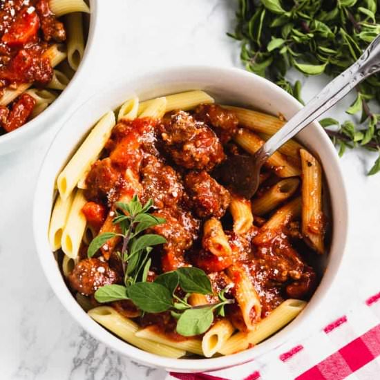 Slow Cooker Bolognese Sauce