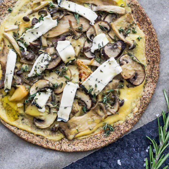 Vegan Mushroom Pizza