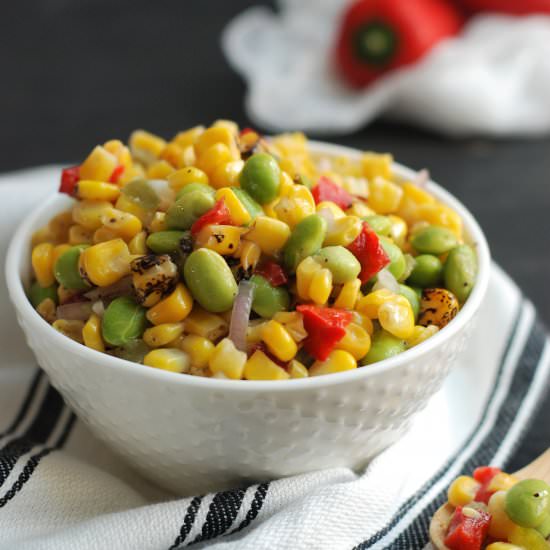 Corn and Edamame Salad