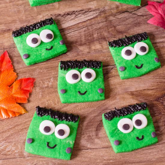 Frankenstein Cookies