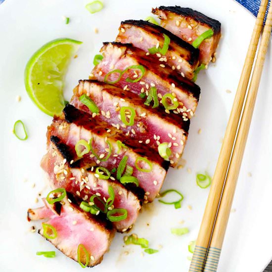 Seared Ahi Tuna Steaks