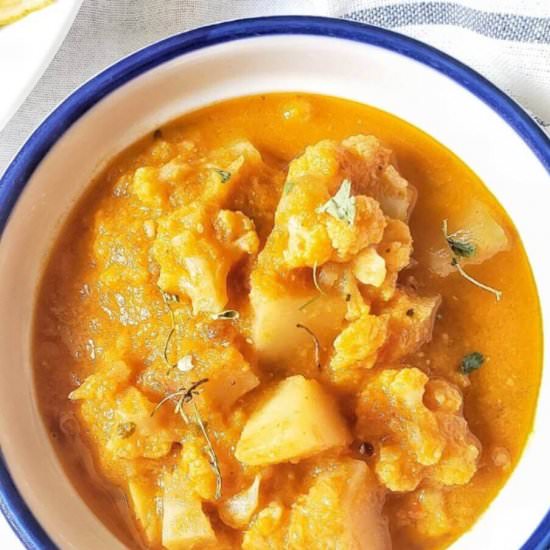 Instant pot Aloo gobi Curry