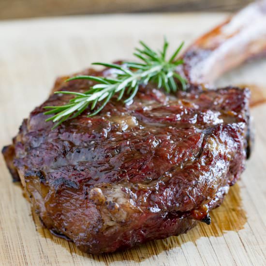 Traeger Tomahawk Ribeye