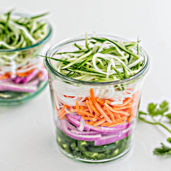 Asian Pickled Vegetables