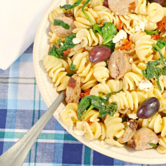 Healthy Greek Pasta
