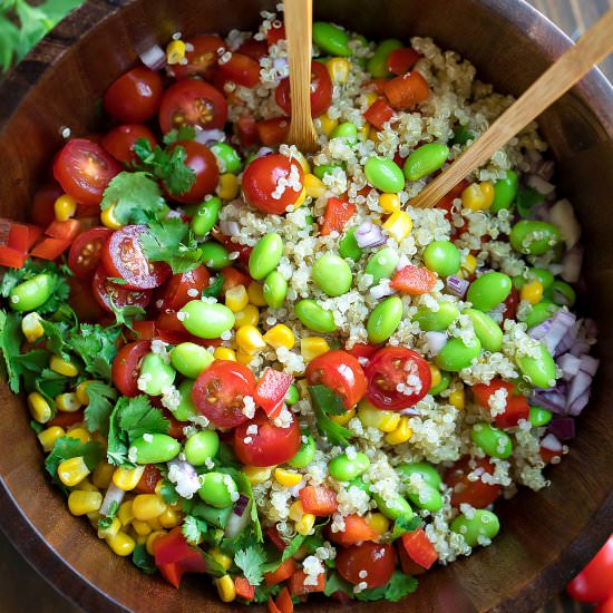 Edamame Quinoa Salad