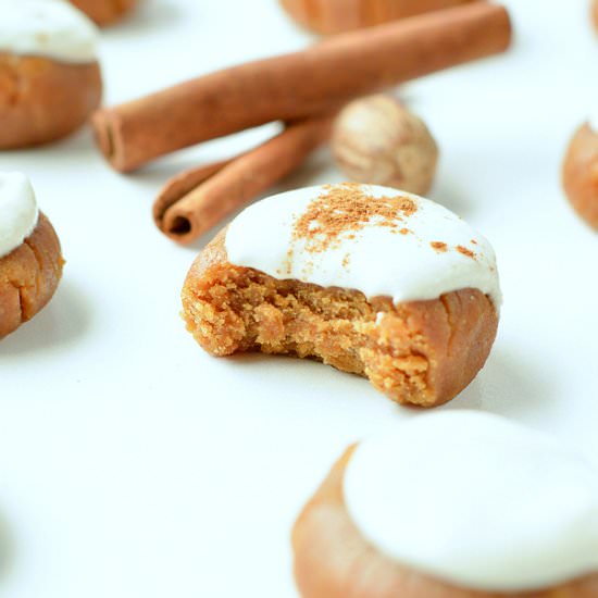 NO BAKE PUMPKIN COOKIES