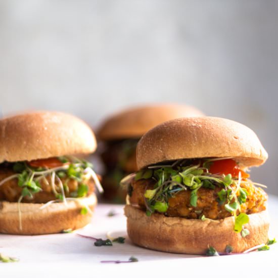 The Best Chickpea Burger