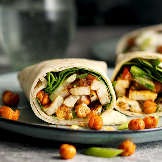 Halloumi Wraps