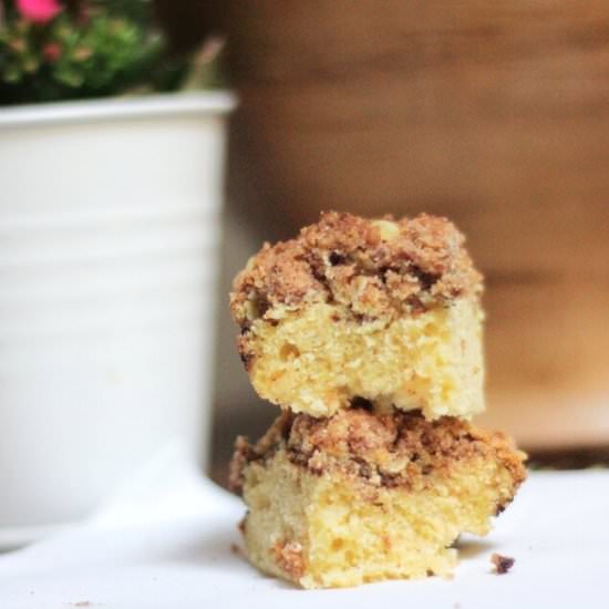 Cinnamon Streusel Coffee Cake