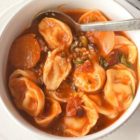 Tortellini Minestrone Soup