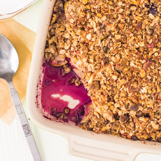 Apple Blueberry Crisp