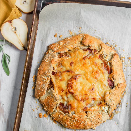 Savory Pear Galette
