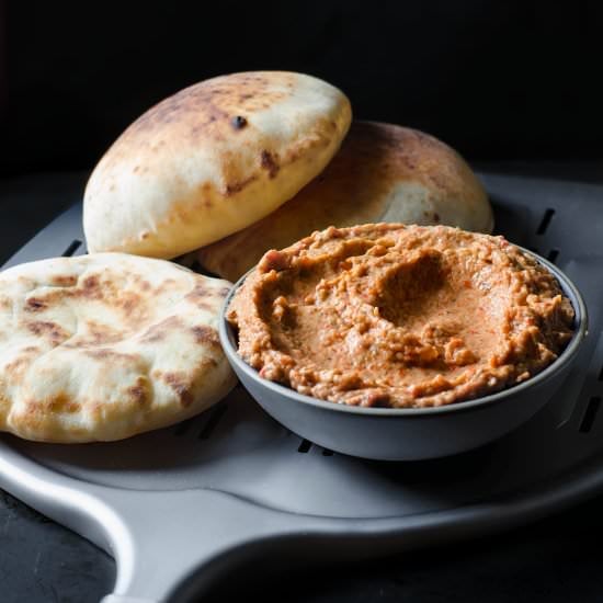 Roasted Eggplant and Red Pepper Dip