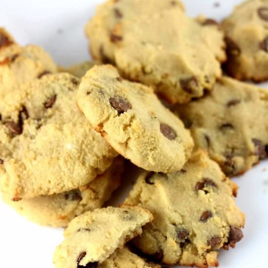 Coconut Flour Chocolate Chip Cookie