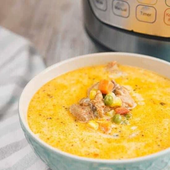 Instant Pot Chicken Taco Soup