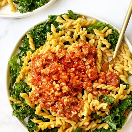 Healthy Turkey Bolognese