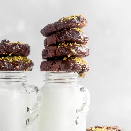 Double Chocolate Shortbread Cookies